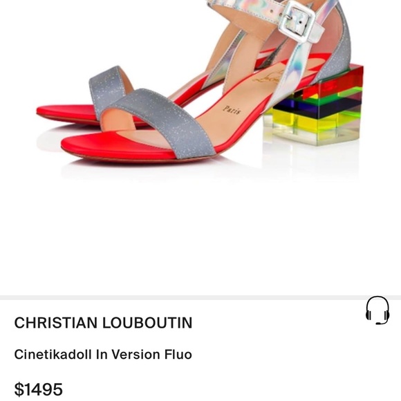 Christian Louboutine Cineticadoll leather luxury sandals ⭐️ - Picture 2 of 14